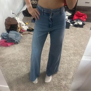 Regular wide leg jeans